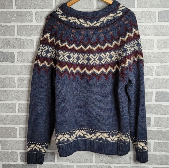 Woolrich Vintage Wool Swearer Men's Unsized Estimated L-XL - Picture 4 of 11